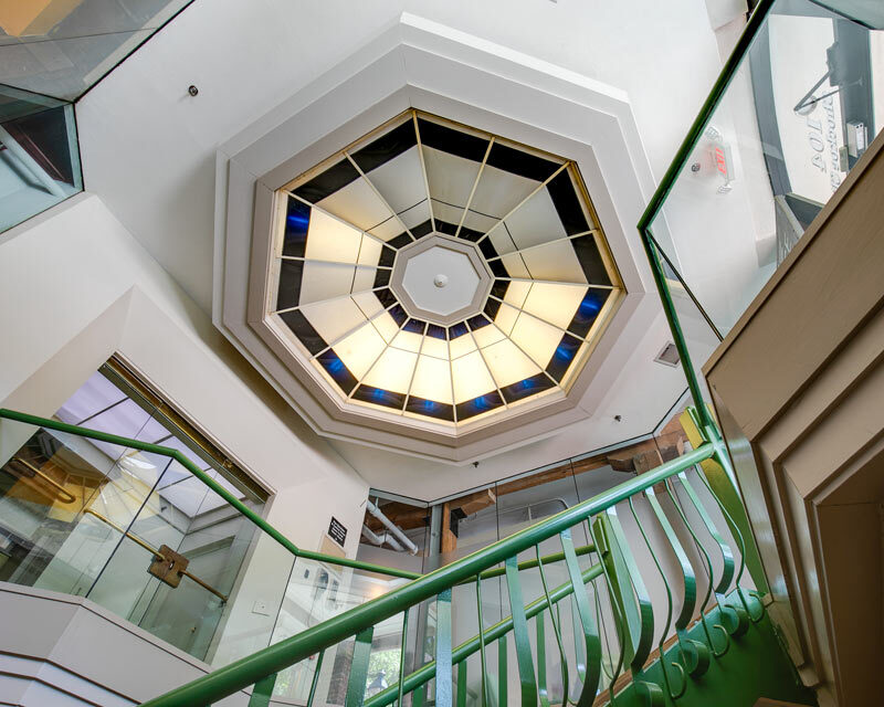 Skylight with stairs