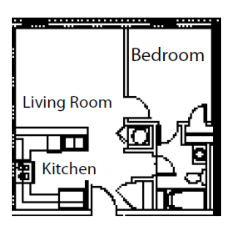 1-Bedroom Apartment at Shockoe Lane