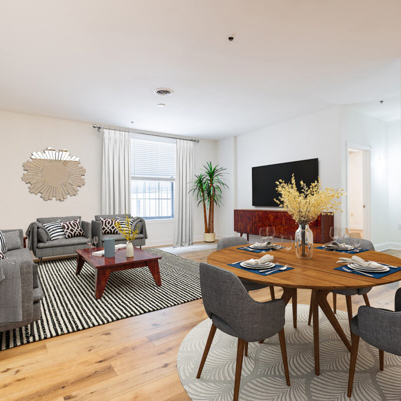 Living Room with nice furniture